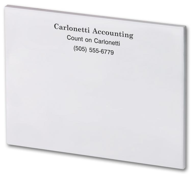 108537 - Personalized Sticky Notes - Sticky Pad Printing