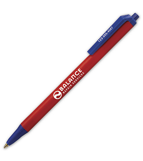 This customized BIC pen has enough ink to ensure long lasting writing.