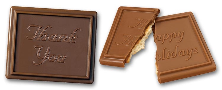 108796 - Personalized Holiday Business Gifts - Chocolate Butter Cookies