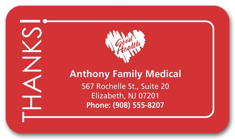 108866 - Personalized Thanks Magnets