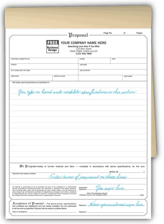 118B - Personalized Proposal Books Printing
