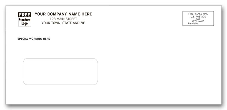 12051 - Custom Printed Window Envelopes