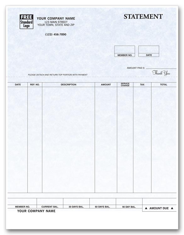 Custom Laser Statements are easy to read and easy to use. Customize online. Choose your typestyle and color. 