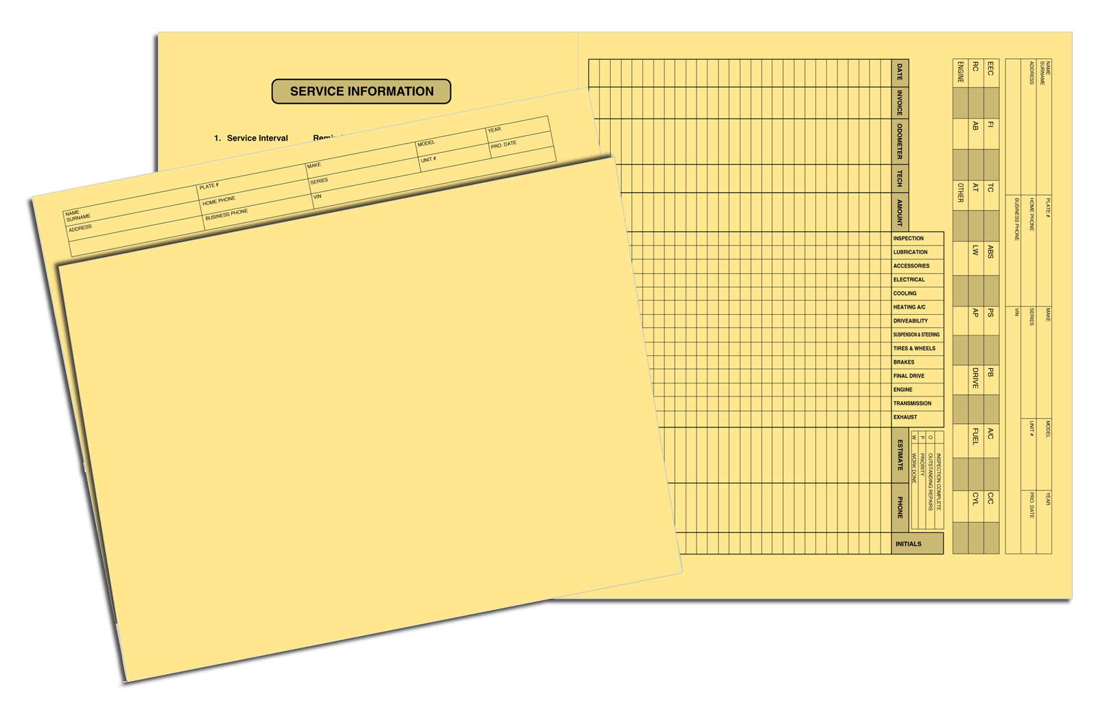 Custom Service File Folder