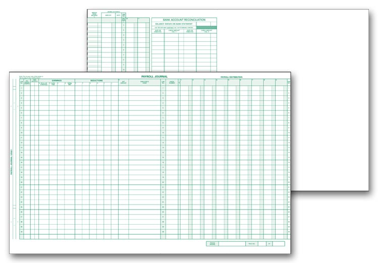 Custom Topwrite Payroll Journal