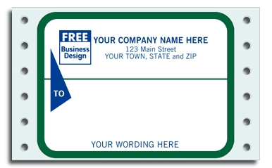 1287 - Custom Printed Continuous Mailing Labels