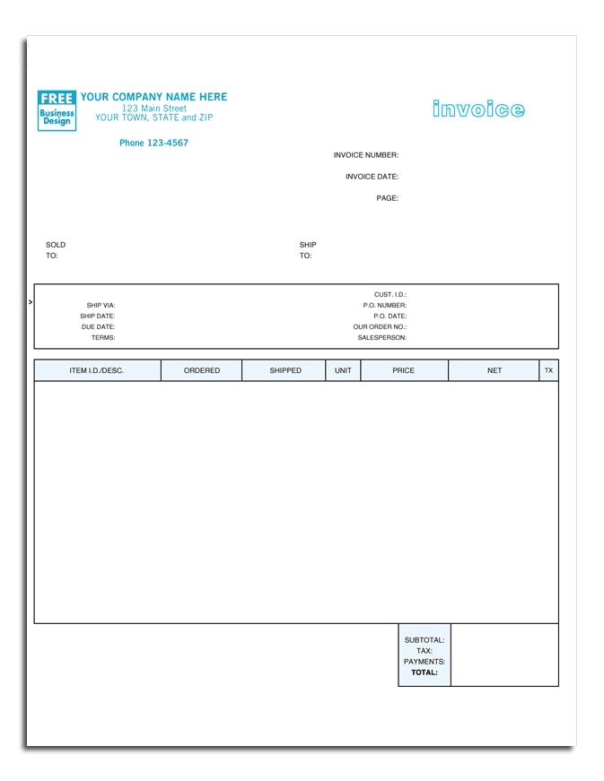 These Classic Service Invoices are perfect for any service.