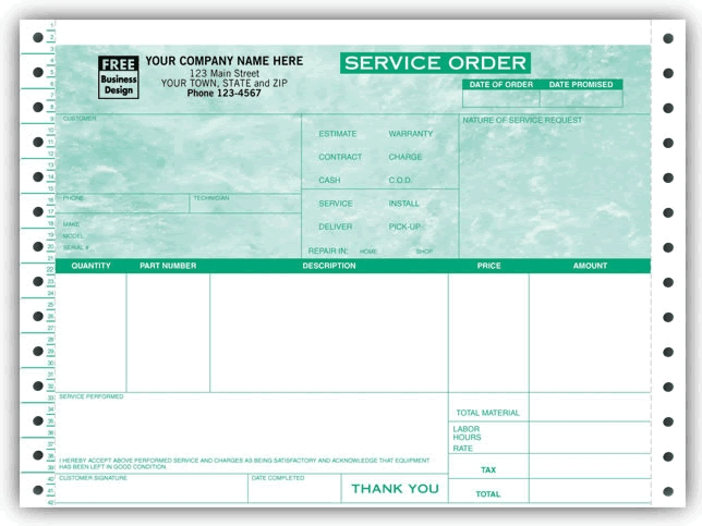 13183G - Personalized Continuous Work Orders