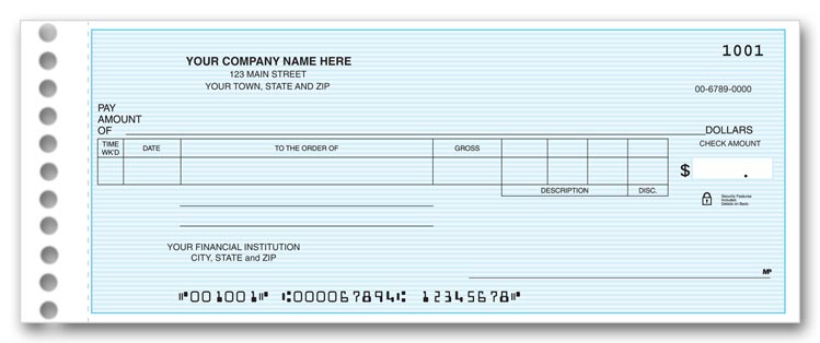 Custom Compact Check