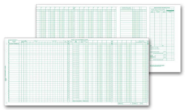 Custom Top Payroll/Expense Journal