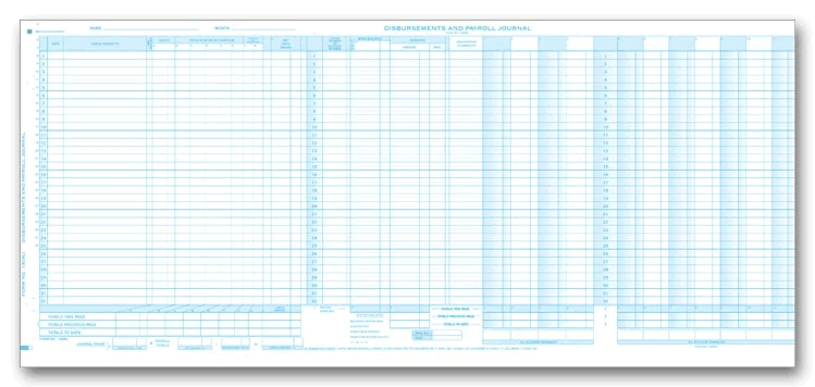 150NJ - One-Write System Payroll Journals