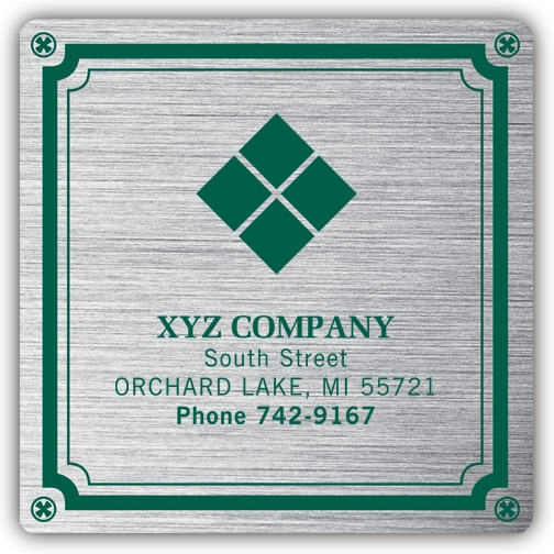 1520 - Custom Labels - Weatherproof Plate Label Printing