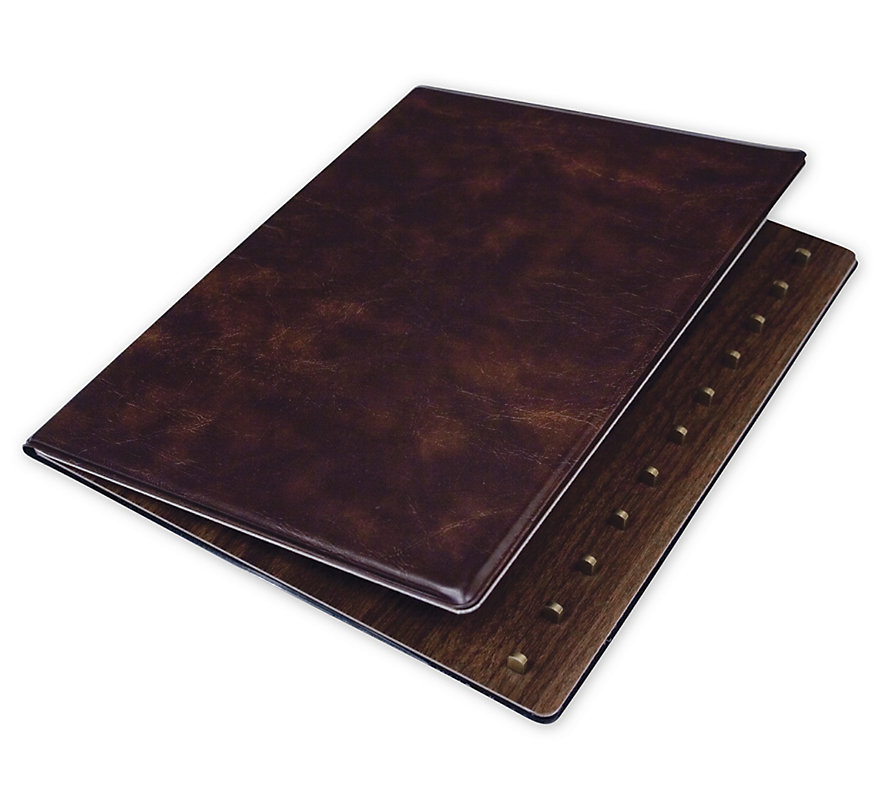 Brown folding pegboard for one-write checks