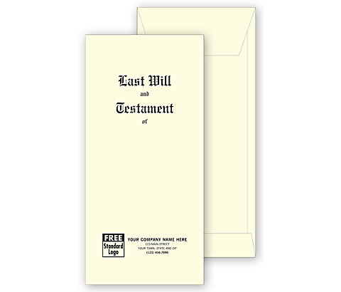 These extra-strong will jackets protect your clients' documents with long-lasting quality.