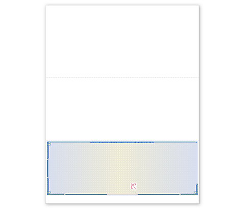 Blank check stock