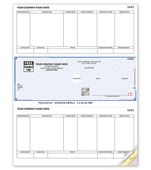 These AP Peachtree Checks are perfect for paying all of your bills. Use with inkjet or laser printer.
