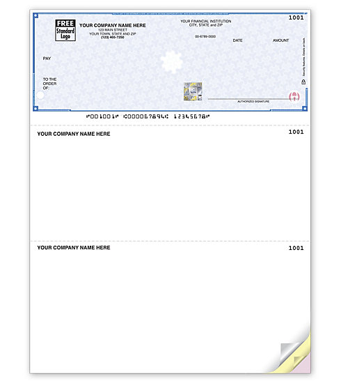 SDLT135 - Laser Personalized Checks, with Numbering