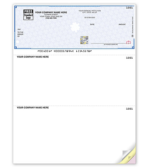 SDLT154 - Personalized Laser Checks, No Lines