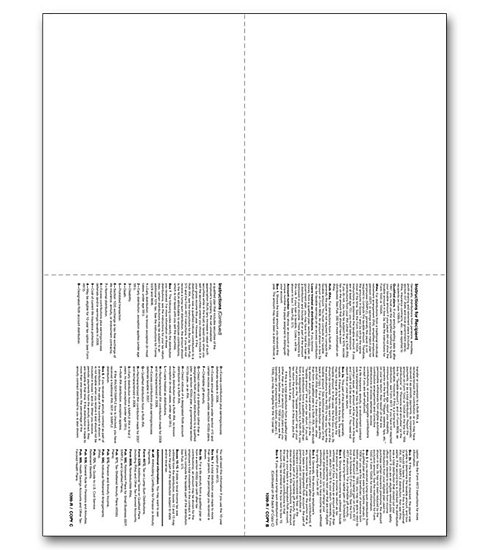 TF5179 - 1099-R Forms - Blank Laser 1099R 4-Up
