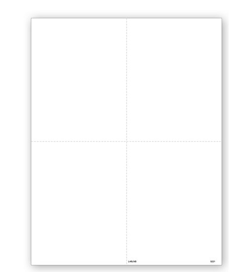 TF5221B - Bulk Tax Forms - Blank Laser W-2's