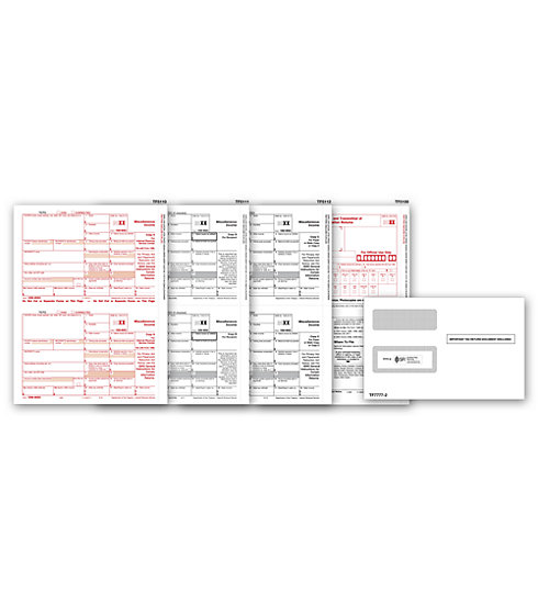 TF6102E - Laser 1099 Miscellaneous Income with Envelopes