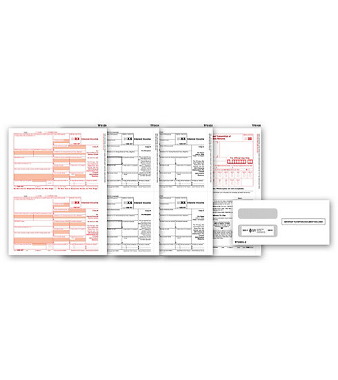 TF6104E - 1099 Forms for Interest Income with Envelopes