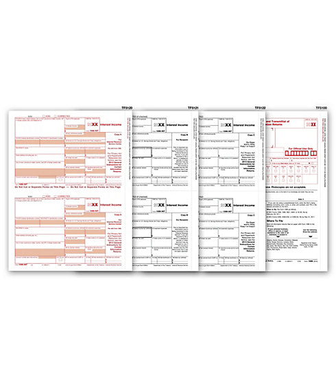 TF6106 - Laser 1099 - Interest Income, 4-part Kit