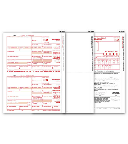 TF6174 - Laser 1099 - Miscellaneous Income, 5-part Kit