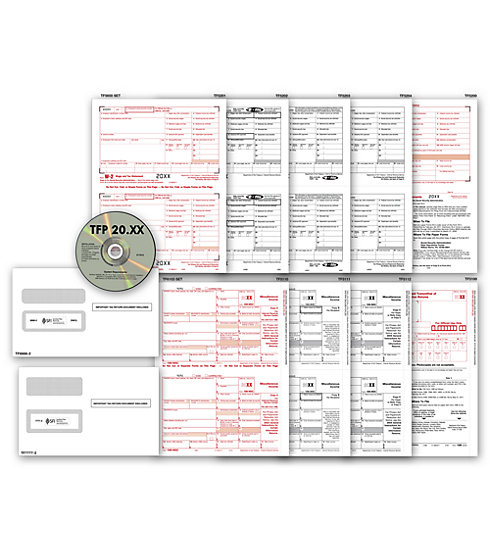 TF7106 - Laser Link 1099 Form with Tax Software