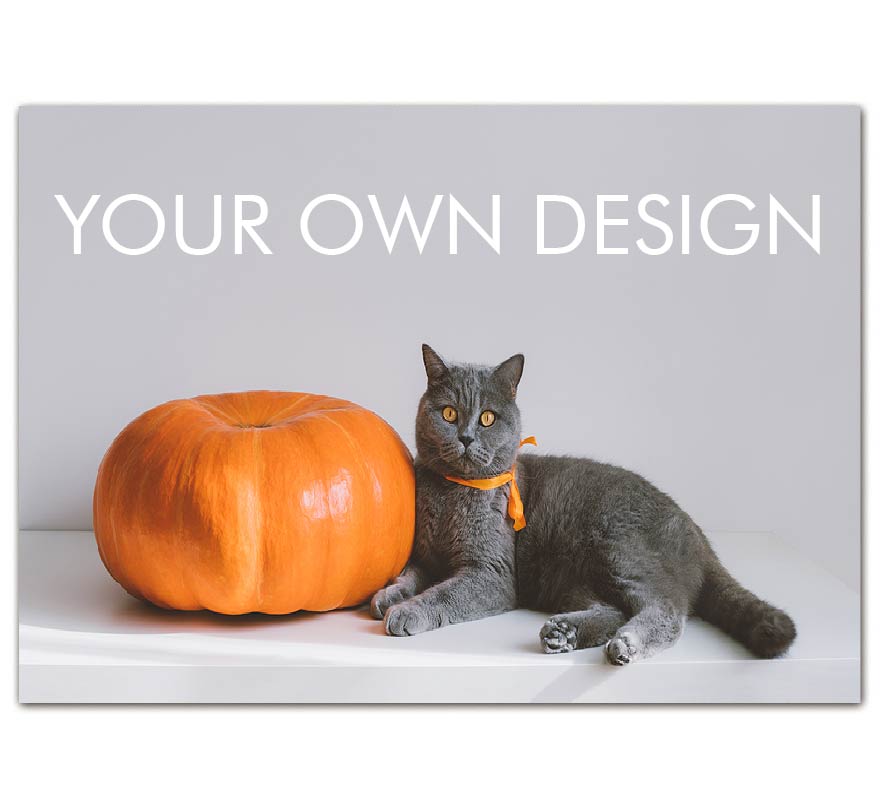Custom Thanksgiving Greeting Cards with Your Own Design