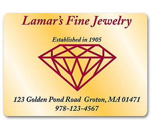 Weatherproof laminated vinyl stock.