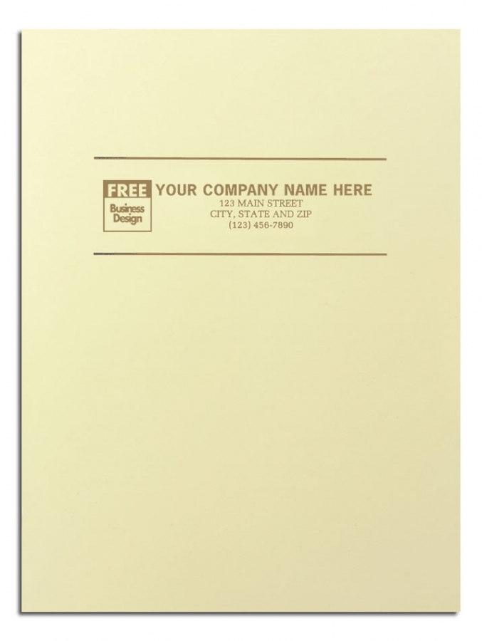 PF25 - Custom Presentation Folders | Glossy Presentation Folders