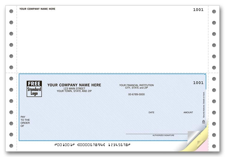 Continuous Peachtree Business checks for all your business accounting needs. For use with Peachtree software.