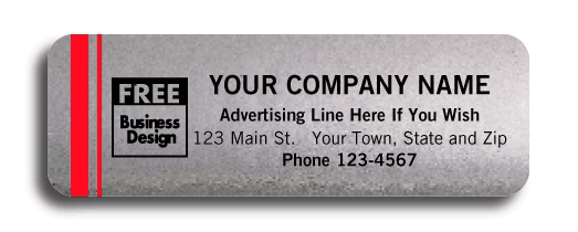 367 - Weatherproof and Waterproof Labels, Chrome