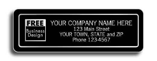 369 - Black Weatherproof Labels