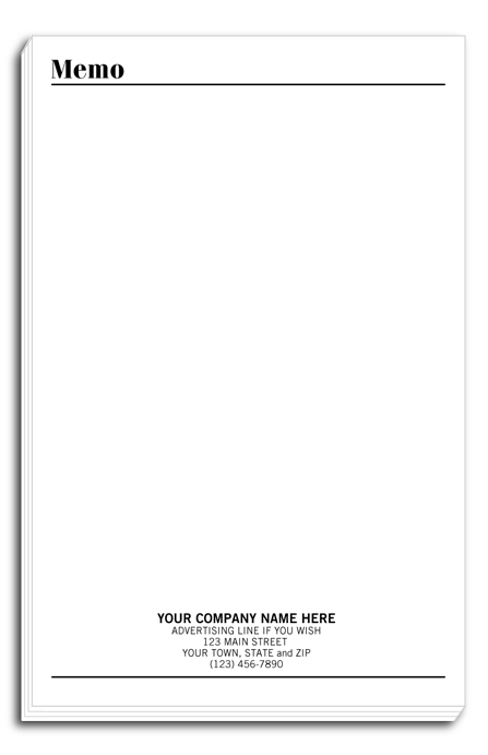 3851 - Notepad Printing - Custom Imprinted Notepads