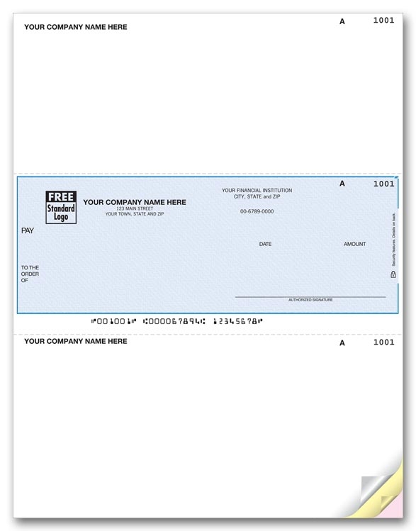 DLM109 - Laser Business Check Printing