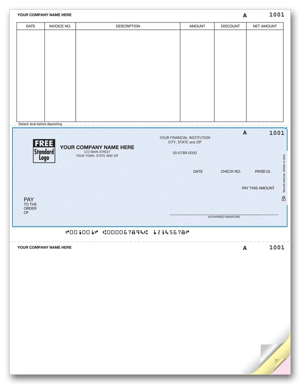 DLM225 - Laser Accounts Payable Checks, Long Description