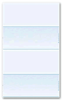 DL2V835 - Blank Laser Checks - 2-Up