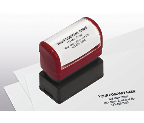 Address Stamps - Compact Pre-Inked Address Stamp