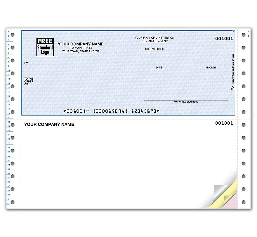 DCT173 - Continuous MYOB® Business Check Printing, 2-Part