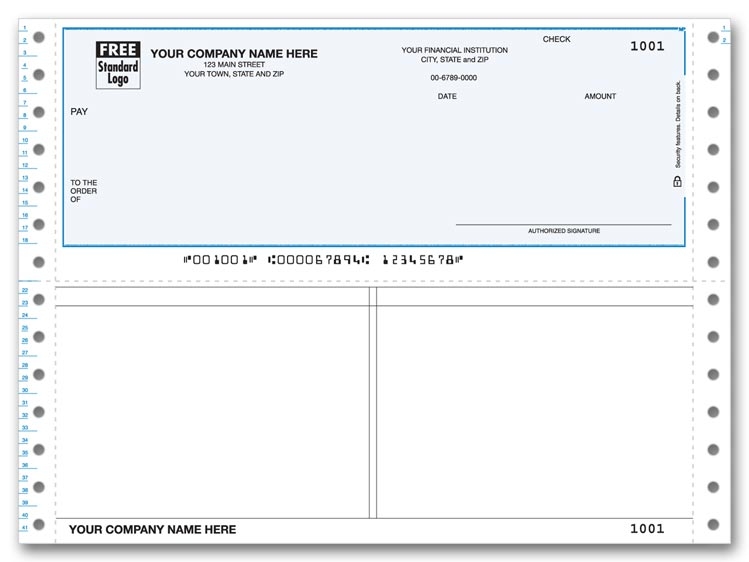 Continuous Accpac Business checks can be used to pay all your payables. Compatible with Accpac software.