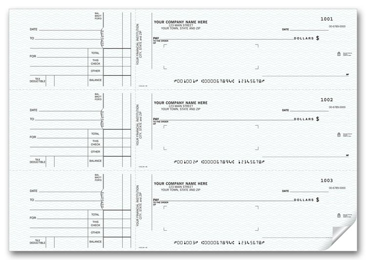 53232N - 3-To-A-Page Checks