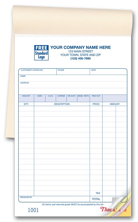 55 - Custom Sales Books - Large Format