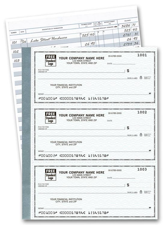 56200N - 3-Per-Page Personal Check - Secretary