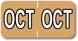 5918 - Sycom End-Tab Month-Aging Labels - October