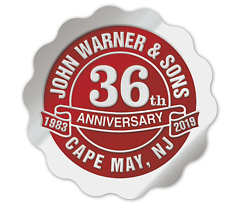 Promote your business anniversary to everyone on these gorgeous foil embossed seals.