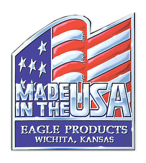 These seals mean something special to many Americans. Use them everywhere to show pride in your country and pride in your pro