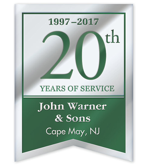 Boast your company's successes with these Personalized Anniversary Seals. 
