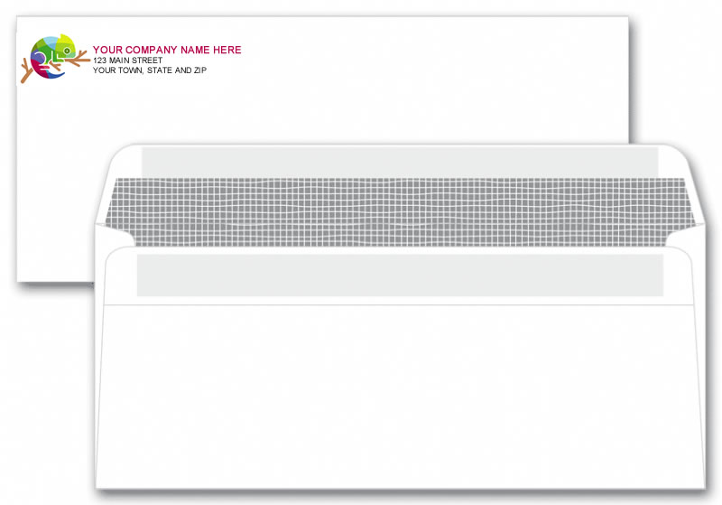 Full Color Business Envelopes with Confidential Lining